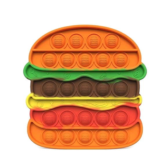 Burger Pop It Toy - Picture 1 of 1